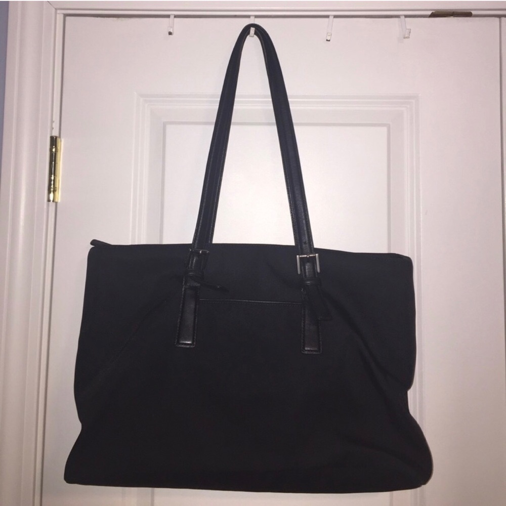 Black Canvas Coach Bag